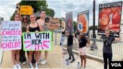 ARHIVA: Pristalice i protivnici abortusa u Vašingtonu, posle odluke o ukidanju presude Rou protiv Vejda kojom je legalizovan abortus u SAD.
