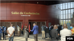 Sala de Conferências do Centro de Convenções de Talatona, Luanda, onde decorre o julgamento da "Operaçao Caranguejo"