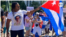 Cubanos en España conmemoraron el primer aniversario de las protestas del 11 de julio en Cuba. 