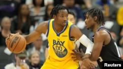 À 19 ans, le Congolais Jonathan Kuminga est déjà champion NBA, couronné la semaine dernière avec les Warriors de Golden State.