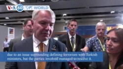 VOA60 World - Finland, Sweden on Path to NATO Membership as Turkey Drops Veto