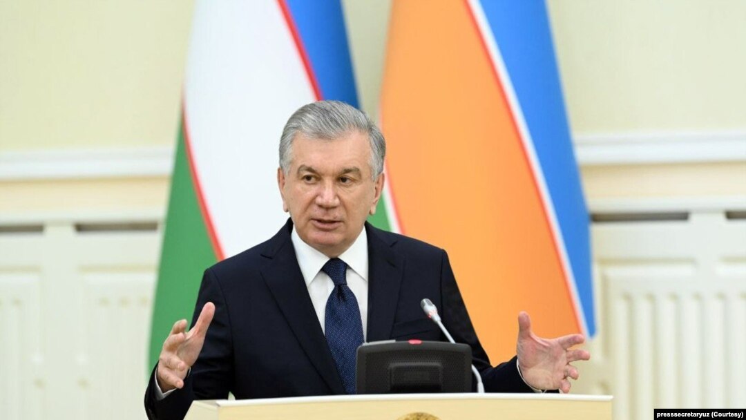 Tổng thống Uzbekistan Shavkat Mirziyoyev.