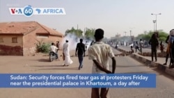 VOA60 Africa - Sudan protesters rally day after security forces killed nine