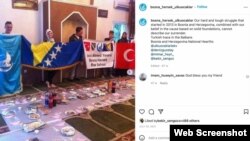 Akcija organiziranja iftara. Foto: Instagram, screenshot