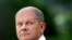 FILE -- German Chancellor Olaf Scholz attends a press conference at the Chancellery in Berlin, Germany, July 4, 2022.