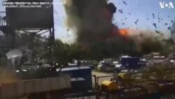 CCTV Captures Russian Strike on Ukrainian Mall 