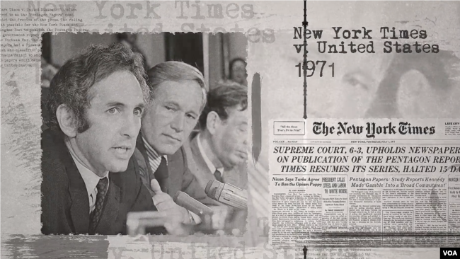 New York Times vs United States 1971