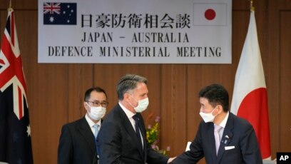 日澳防長決心支持民主價值確保印太的開放與自由