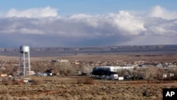 Tuba City, Arizona, pictured here in 2022, is in the Navajo Nation, where about a fifth of homes do not have access to electricity, the U.S. Department of Energy estimates.