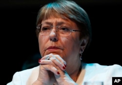 Mishel Bachelet, BMTning Inson huquqlari bo'yicha bosh komissari