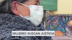 Mujeres bolivianas buscan justicia