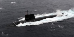 日本海上自卫队现役最新锐的苍龙级潜艇。（日本防卫省）