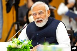 Perdana Menteri India Narendra Modi pada Selasa, 24 Mei 2022, di Tokyo. (Foto: via AP)