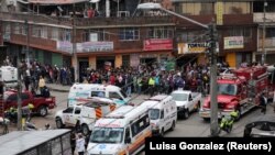 COLOMBIA-EXPLOSION/ Ambulances