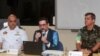 Eduardo Alexandre Fontes lors d'une conférence de presse à Manaus, État d'Amazonas, Brésil le 15 juin 2022.