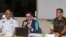 Eduardo Alexandre Fontes lors d'une conférence de presse à Manaus, État d'Amazonas, Brésil le 15 juin 2022.