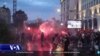 Shkup, protesta të dhunshme kundër propozimit francez