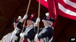 Middlesex County Volunteers Fifes & Drums perform during rehearsals for the annual Fourth of July Boston Pops Fireworks Spectacular, July 3, 2022, in Boston.