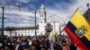 Miles de indígenas marchan en la capital de Ecuador en contra de políticas gobierno