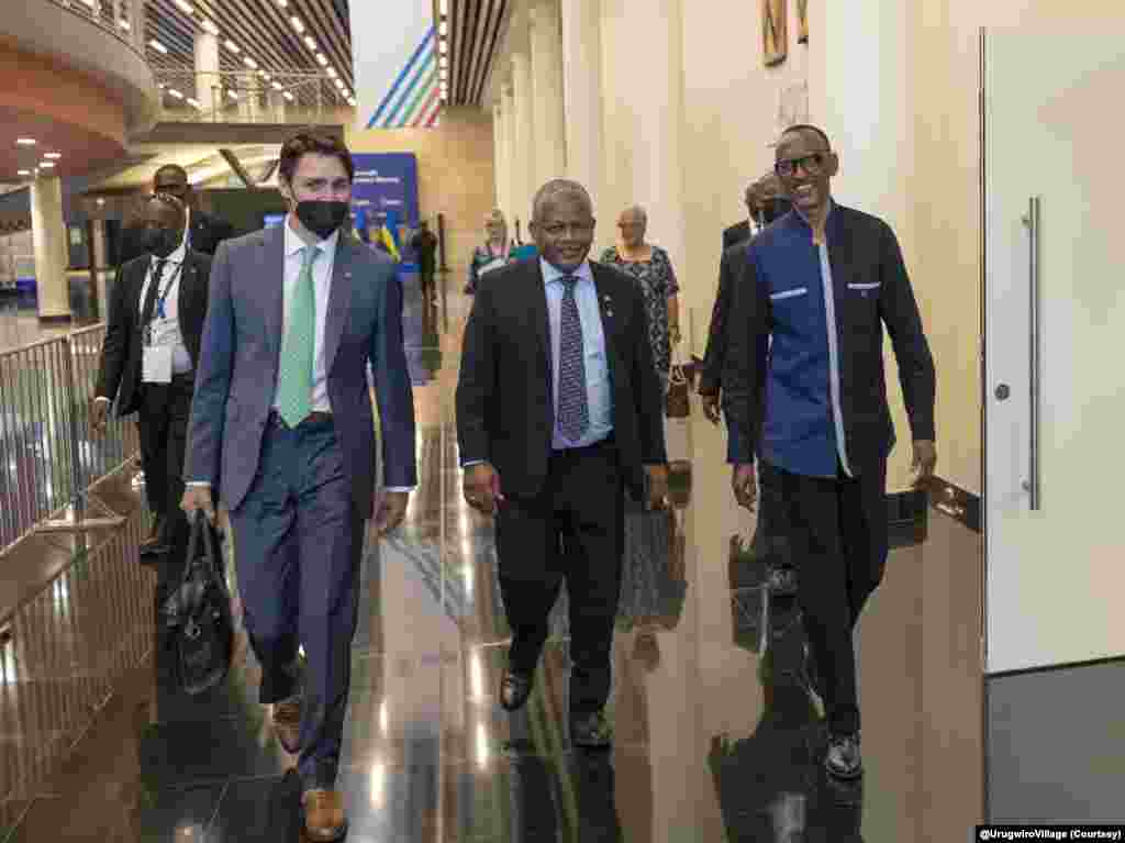 Prezida Kagame ashika ahabereye umwiherero usozera CHOGM 2022.&nbsp; &nbsp;