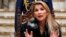 La entonces presidenta interina de Bolivia, Jeanine Añez, habla durante una conferencia de prensa en La Paz, Bolivia, el 15 de noviembre de 2019.