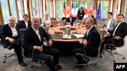 Joe Biden at the G7 Summit. (File)