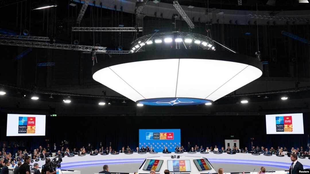 Una vista general de la cumbre de la OTAN en Madrid, España, el 29 de junio de 2022. 
