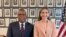 Fabiana Rosales, esposa del líder opositor de Venezuela, Juan Guaidó, se reunió con el subsecretario para América Latina del Departamento de Estado, Brian A. Nichols en Washignton.
