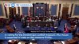 VOA60 America - US Senate Approves Bipartisan Gun Violence Bill