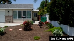 Pictured is a drought-tolerant garden in Irvine, California, May 18, 2016. It has native plants, mulch, and no grass. (AP Photo/Jae C. Hong)