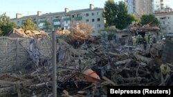 Một địa điểm bị nổ tung ở Belgorod, trong lãnh thổ Nga.