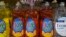 FILE—Plastic bottles of dish washing liquid are displayed at Compton's Market in Sacramento, California, June 17, 2022. 