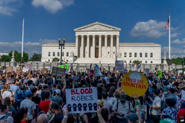 Washington'da Anayasa Mahkemesi önü