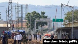 Zona de fronteira entre RDC e Ruanda 