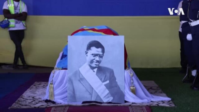 Drapeaux en berne et deuil national: Kinshasa reçoit le cercueil de Lumumba