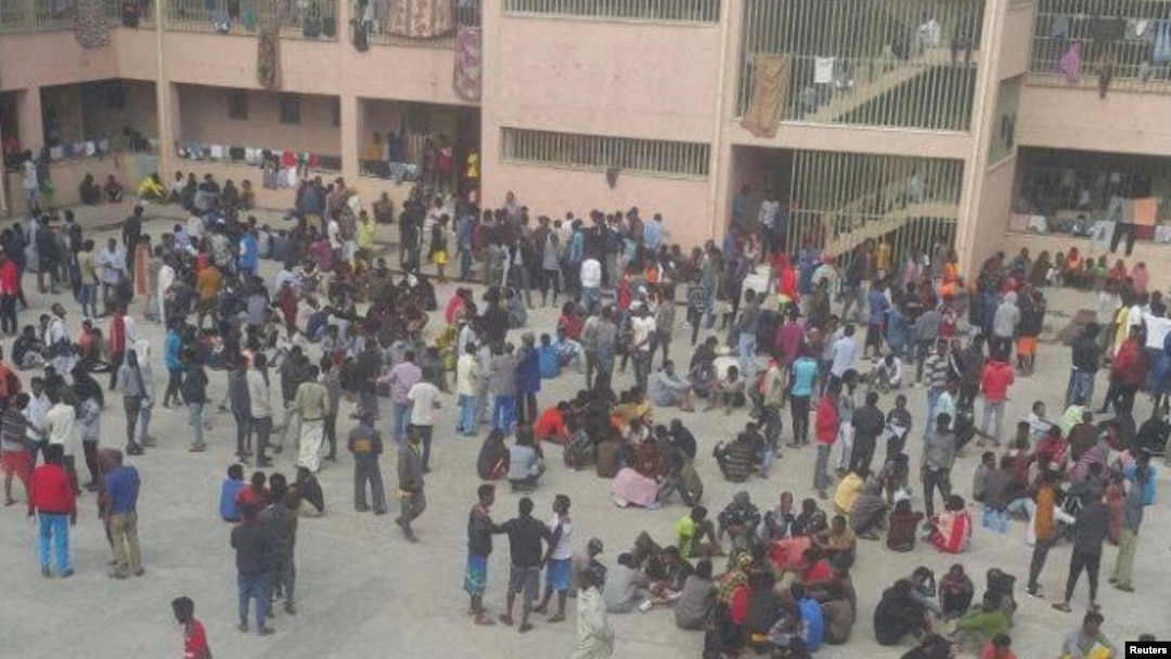 An undated photograph shows suspected Tigrayans detained in the Aba Samuel Prison (aka Kality Prison) in Addis Ababa, Ethiopia. 
