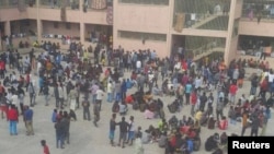 An undated photograph shows suspected Tigrayans detained in the Aba Samuel Prison (aka Kality Prison) in Addis Ababa, Ethiopia. 