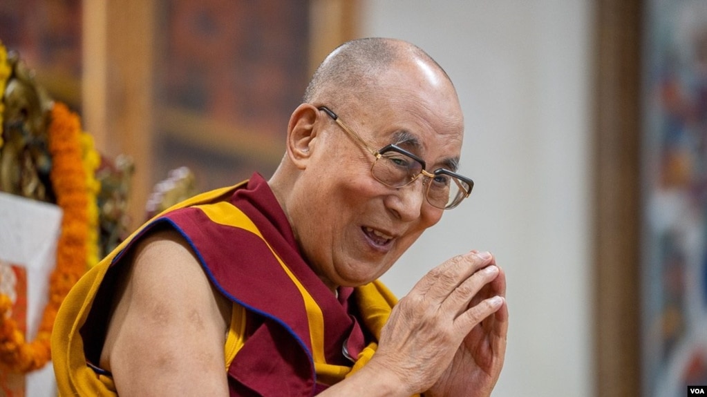 资料照：流亡印度的西藏精神领袖达赖喇嘛(photo:VOA)