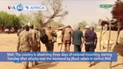 VOA60 Africa - Suspected Islamist Militants Kill 132 Civilians in Central Mali