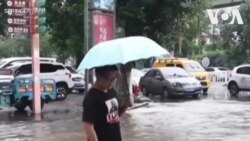 中國南部大雨引發洪水氾濫