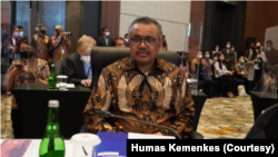 Direktur Jenderal Organisasi Kesehatan Dunia (WHO) Tedros Adhanom Ghebreyesus. (Foto: Humas Kemenkes)