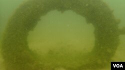 The underwater sculptures near Oceanium in Dakar, Senegal seeks to draw attention to the importance of protecting sea environments. (Oceanium of Dakar)