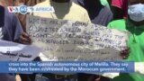 VOA60 Africa - Morocco: African migrants protest outside UNHCR offices in Rabat