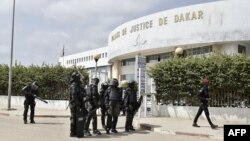 Le palais de justice de Dakar le 10 novembre 2021. (Photo SEYLLOU / AFP)