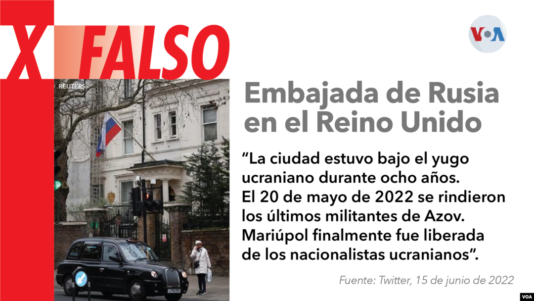 Embajada de Rusia en el Reino Unido.