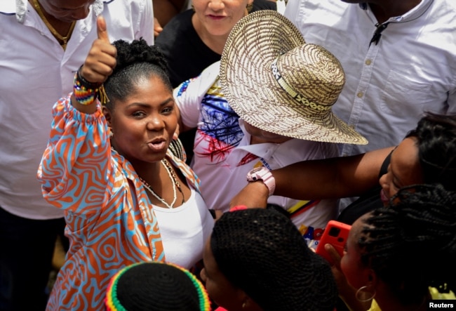 Francia Marquez à Suarez, en Colombie, le 19 juin 2022.