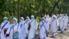 Las Hermanas de la Caridad de Santa Teresa de Calcuta al llegar a Costa Rica. el 7 de junio de 2022. [Foto: Cortesía del padre Sunil Kumar Adugula]
