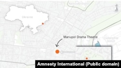 Дослідження Amnesty International надає нові докази того, що бомбардування Драматичного театру у Маріуполі, було здійснено російськими військовими 