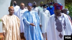 Buhari, Tinubu da Shettima.