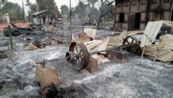 ပုလဲမြို့နယ်မှာ တိုက်ပွဲတွေ ဆက်တိုက်ဖြစ်ပေါ်ပြီး နေအိမ်တွေ မီးရှို့ခံနေရ
